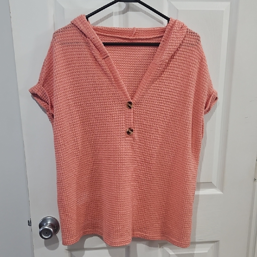 Bundle Sale | SHEIN Coral Knit Hooded Top Size‎ Large